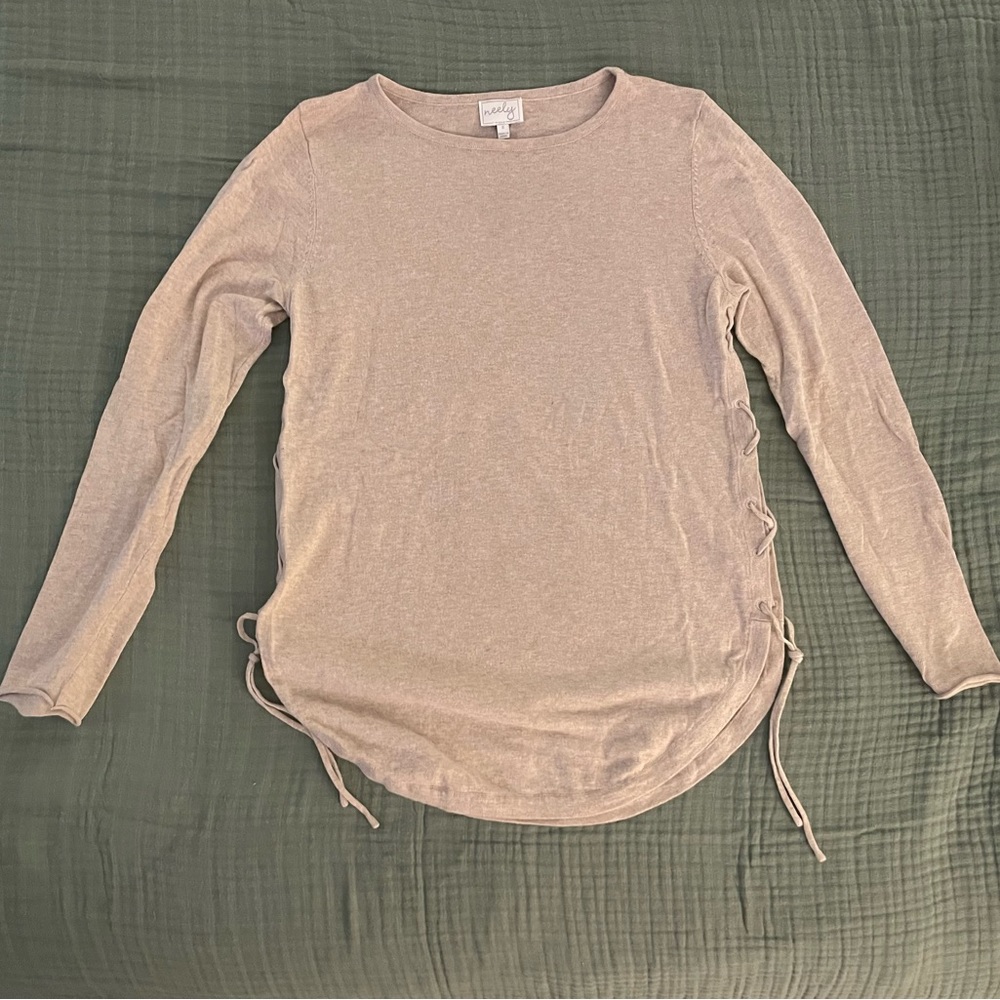 Neely Side Tie Sweater